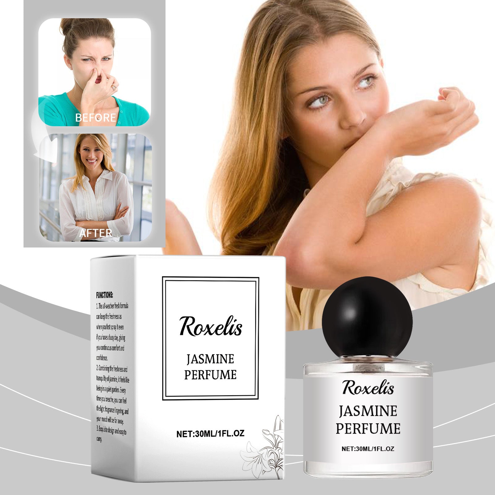 Roxelis Jasmine | Edition 2025 – Romantic Party Perfume (30ml)