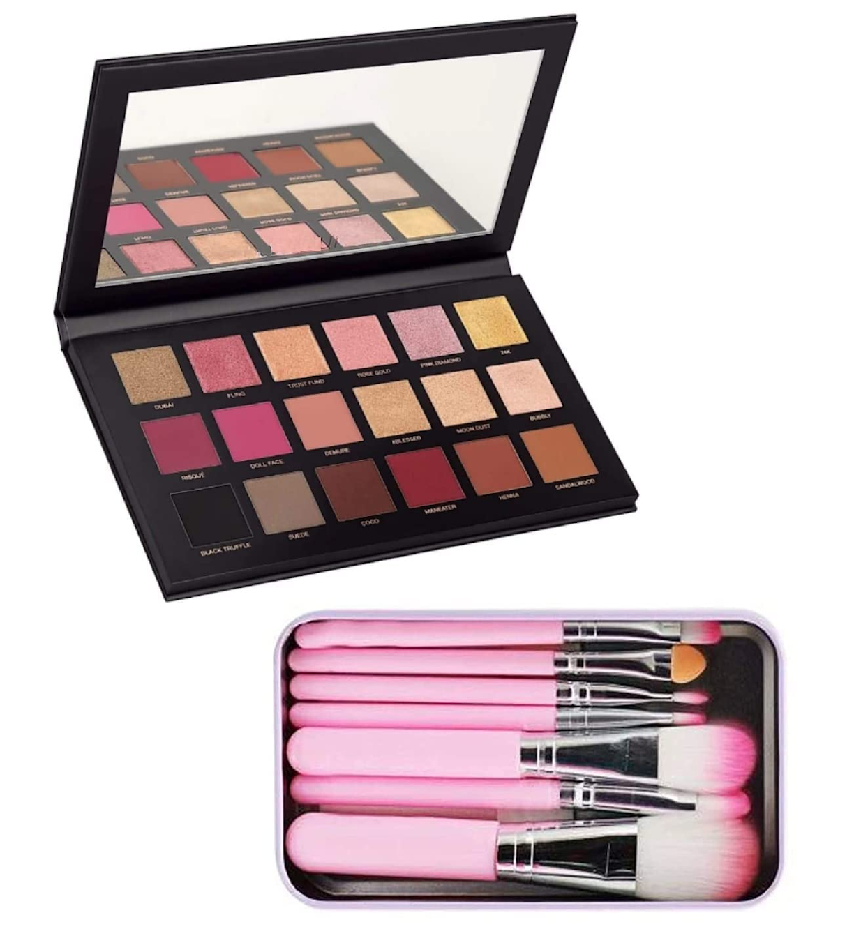 Ultimate Pigmented Colors Eyeshadow Palette Long Wearing 7pcs