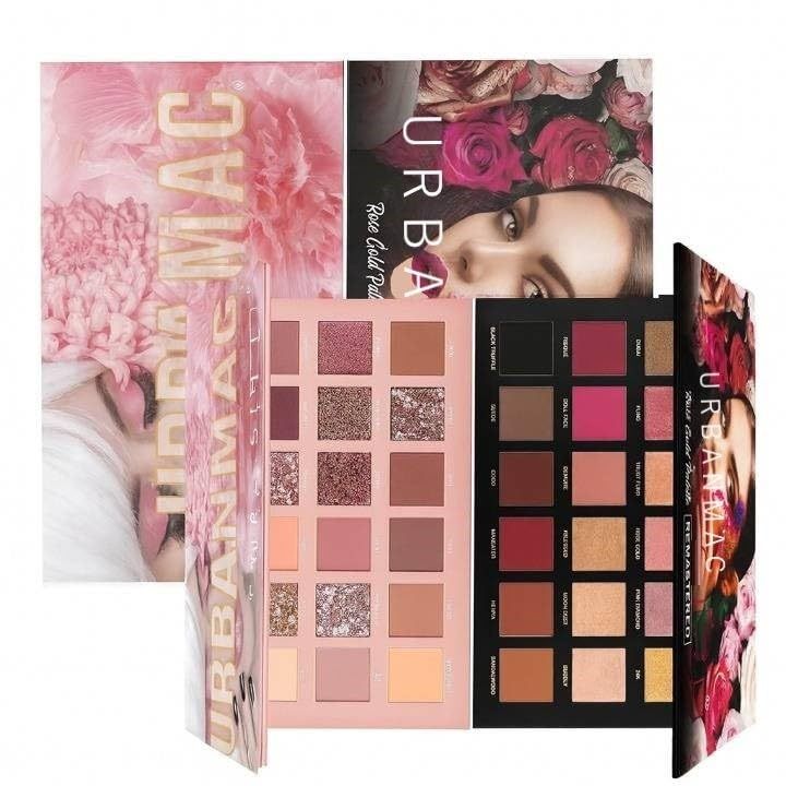Nude and Rose Gold Eyeshadow Combo