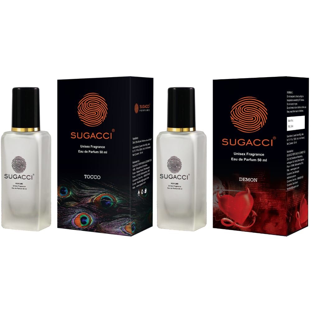 S SUGACCI Demon  Tocco - Perfume for Men and Women - Eau de Parfum -