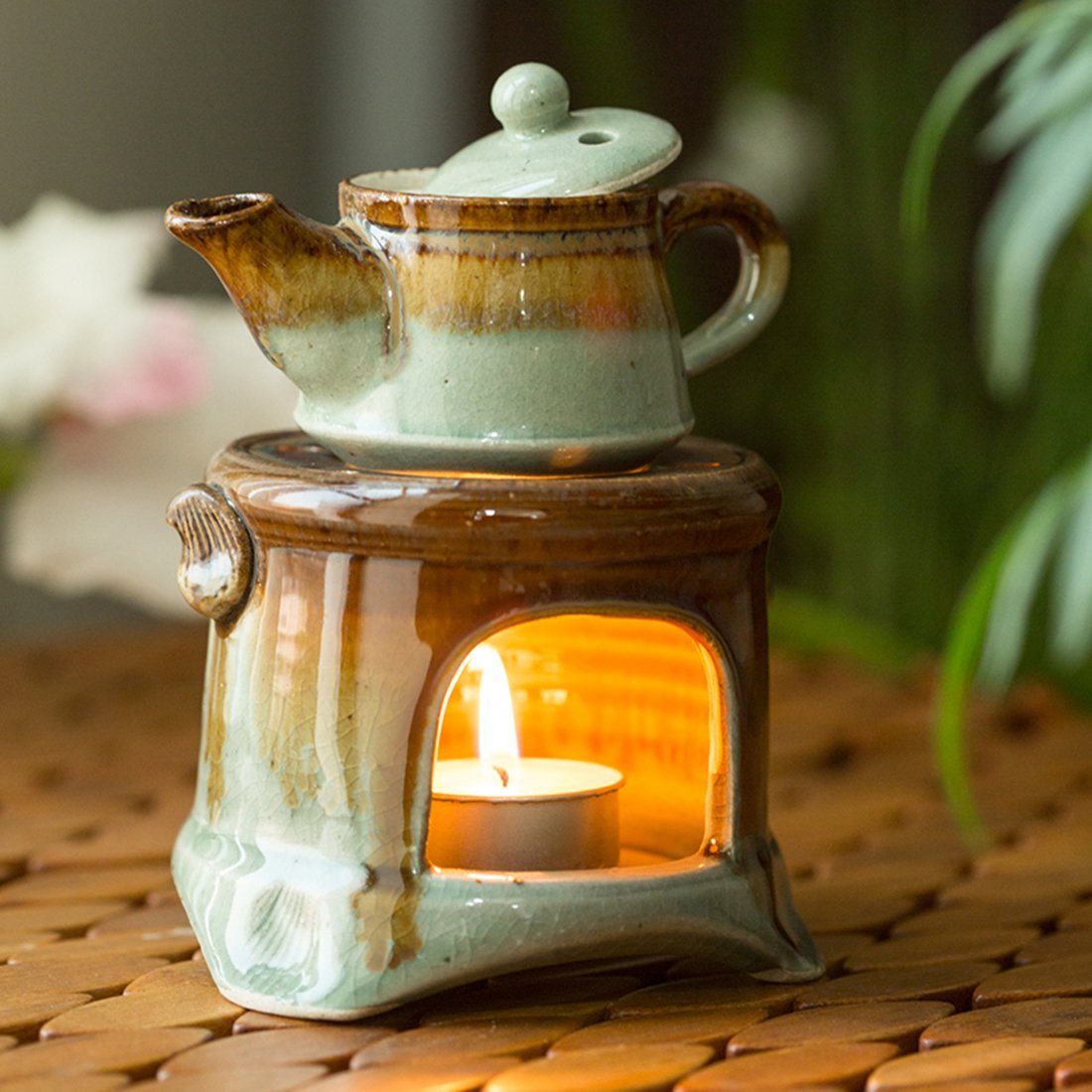Ceramic Aroma Oil Burner Tealight Holder