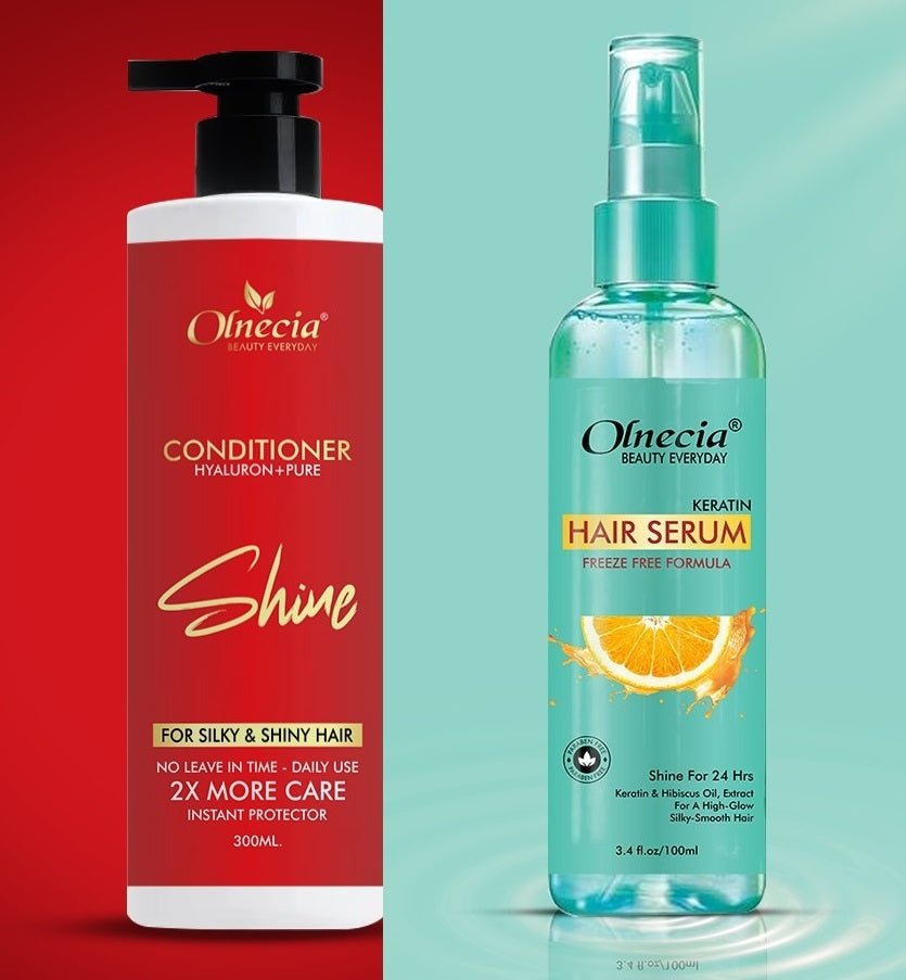 Combo of Pure Shine Conditioner & Keratin Hair Serum