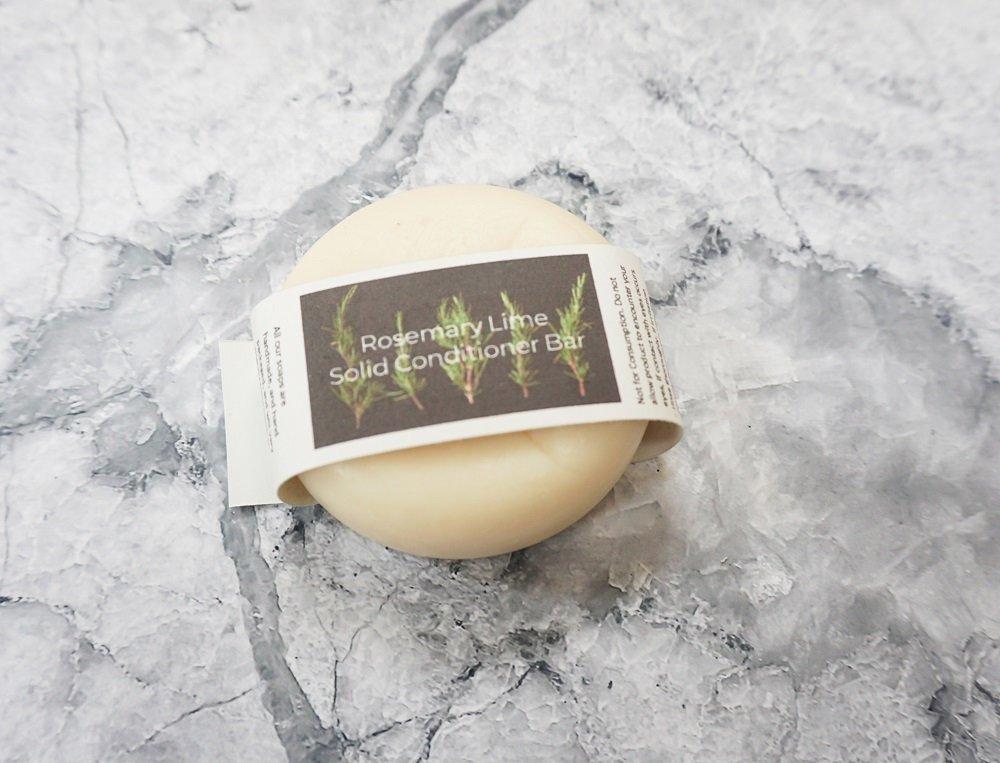 Rosemary & Lime Solid Conditioner Bar | Natural Hair Conditioner for