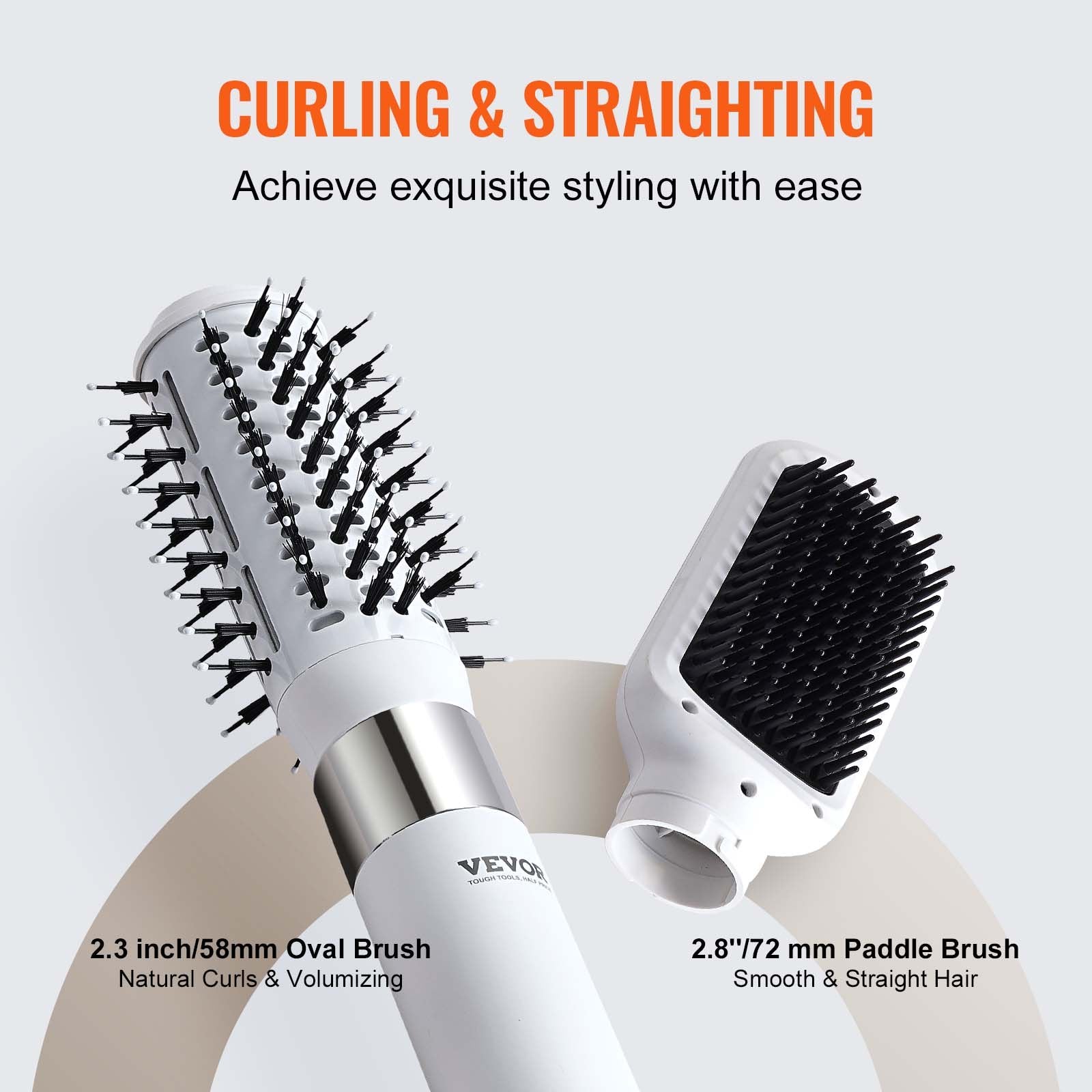 Hair Dryer Styler, Ionic Hair Dryer Brush, 110,000RPM High-Speed Hot